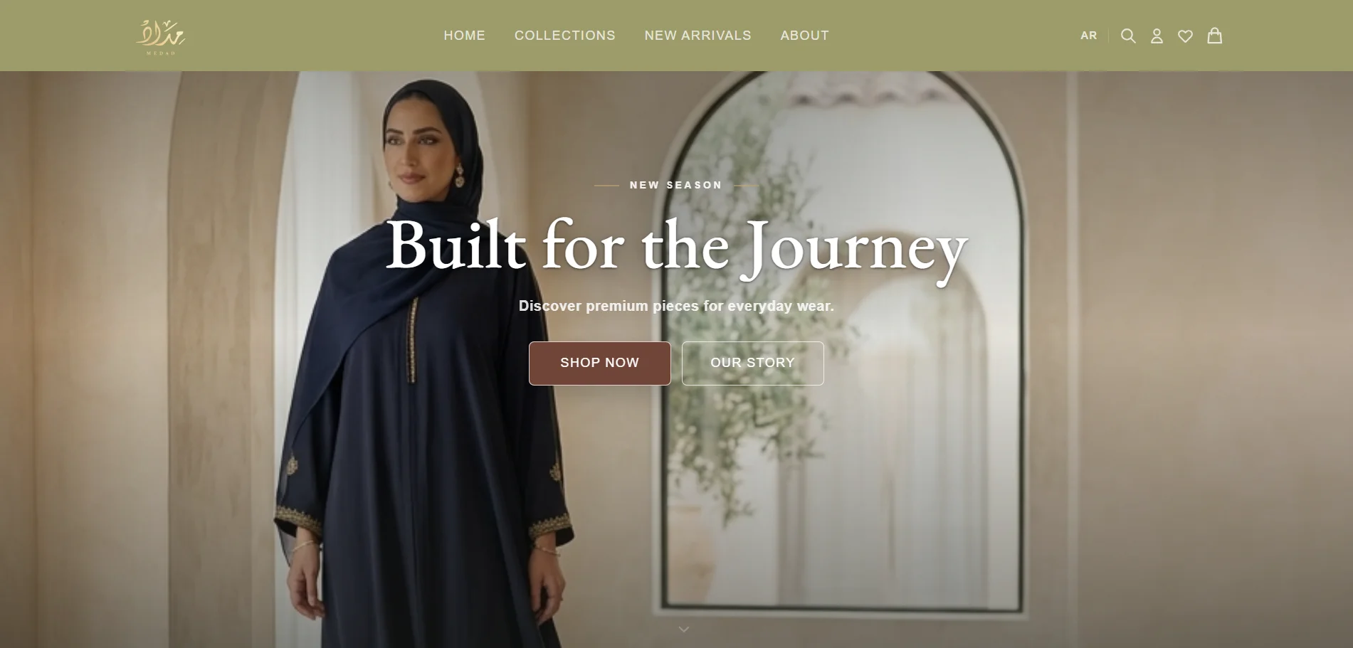 Medad E-Commerce Platform desktop view